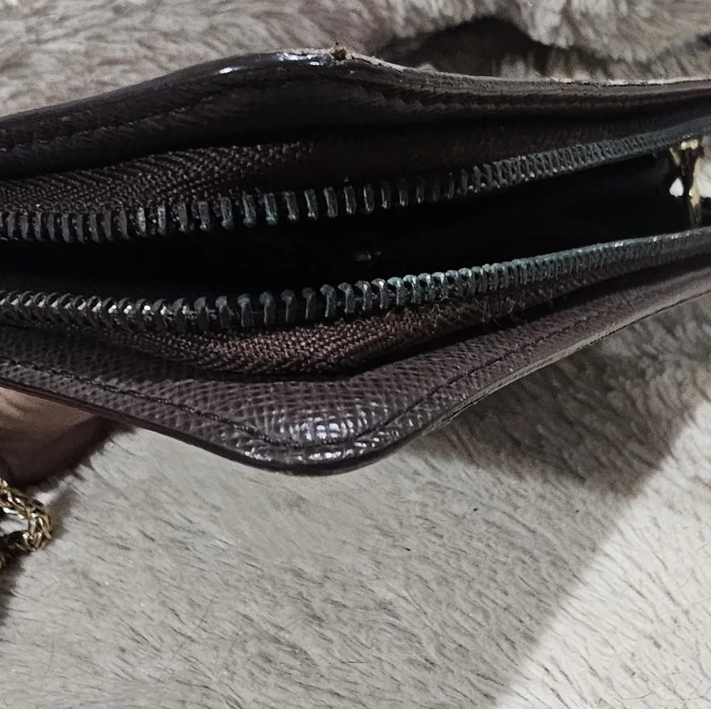 Authentic Louis Vuitton Brown Textured Wallet - Picture 7 of 8